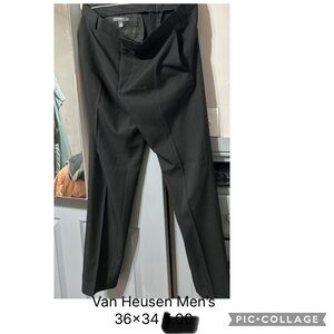 Van Heusen Men's Charcoal Dress Pants